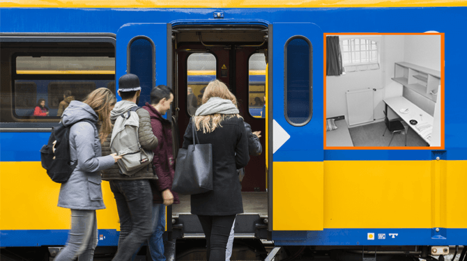 NS gaat gevangenissimulator neerzetten voor potentiële aanranders