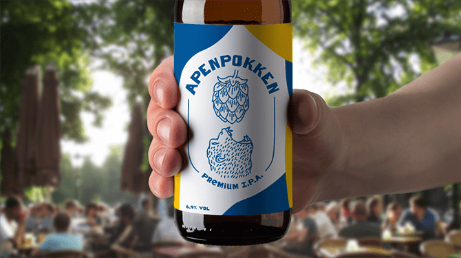 Apenpokkenbier baalt van negatieve associaties door oprukkend virus