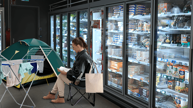 Merel (28) is bonnetje van zelfscankassa kwijtgeraakt en woont nu in Albert Heijn-filiaal