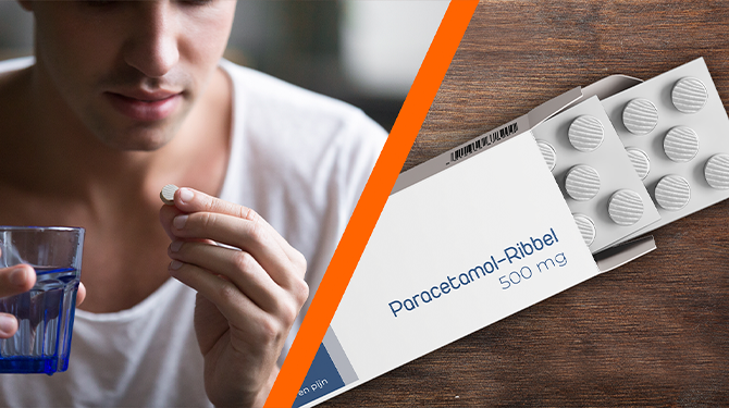 Man vindt ribbelparacetamol lekkerder dan gewone