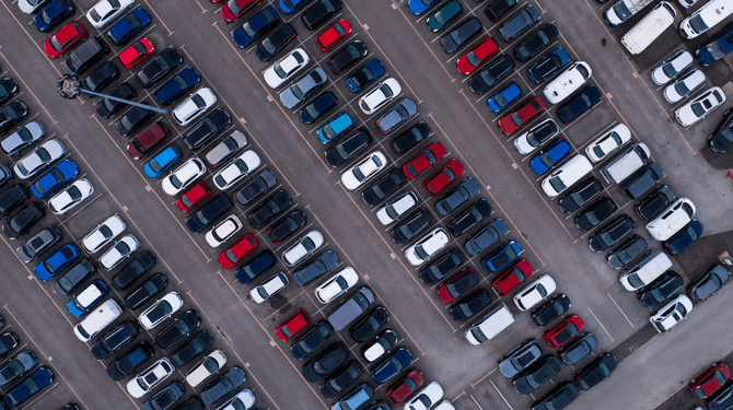 Parkeerplaats De Keukenhof staat prachtig in bloei deze week