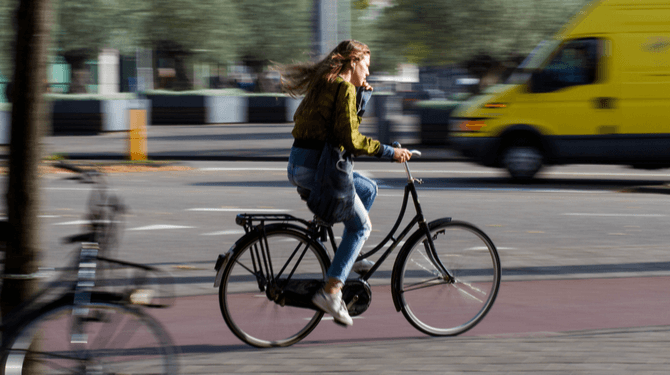 Nieuwe rage in grote steden: de skinnybike