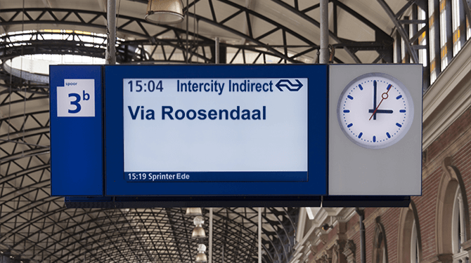 Met de Intercity Indirect ben je gegarandeerd drie uur later op bestemming