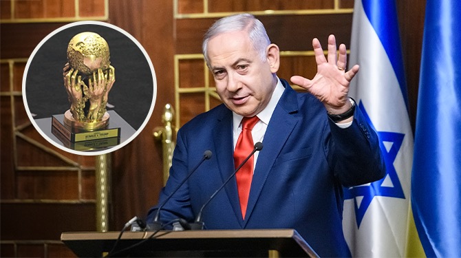 Eerste Eurovision Peace Prize naar Benjamin Netanyahu