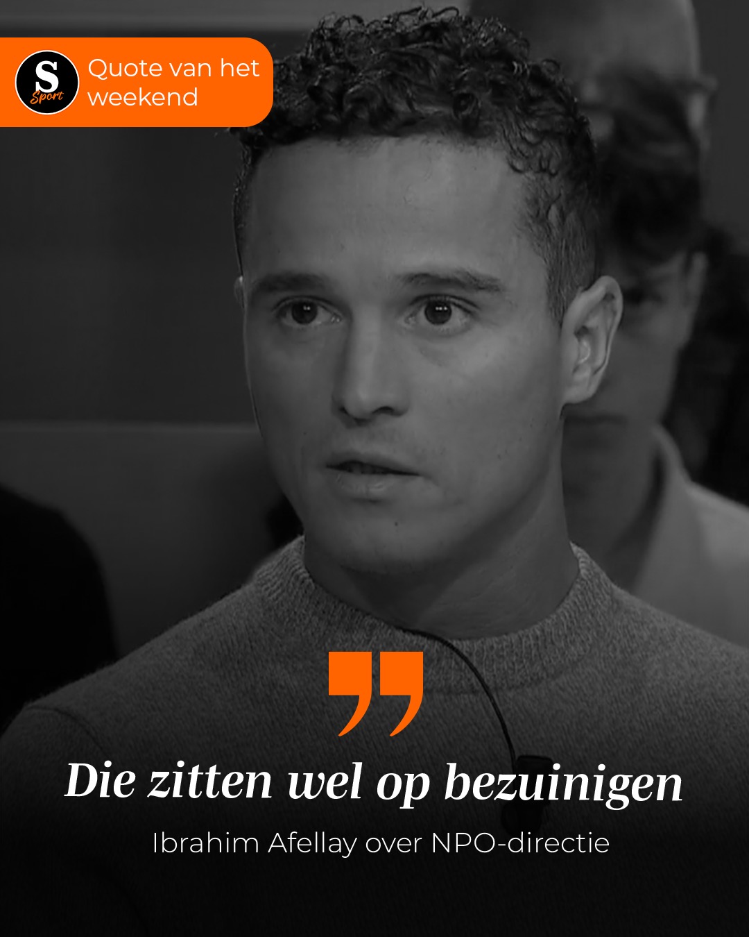 De Speld Sport Quote van het Weekend: Ibrahim Afellay over NPO-directie