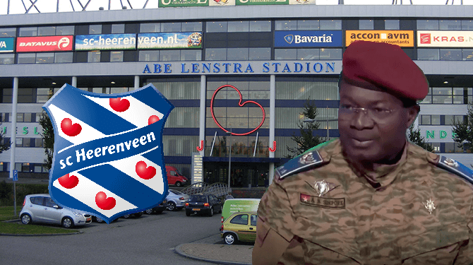 Staatsgreep in Heerenveen: leger Burkina Faso nieuwe trainer