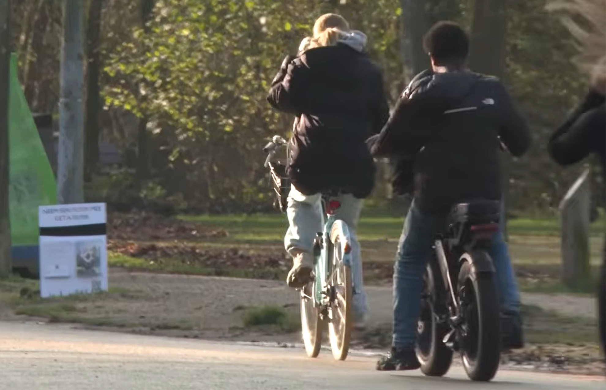 Fatbikers in Amsterdam rijden nu nog snel paar mensen aan omdat het volgend jaar niet meer kan