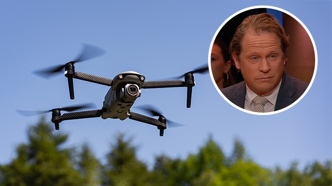 Volgens staatssecretaris Tuinman gaat het om ‘hele vette drones’ die ‘perfect zijn voor de feestdagen’