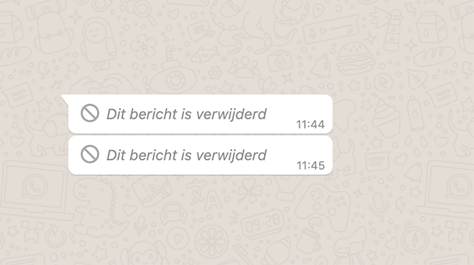 Niet klikken: dit bericht is verwijderd