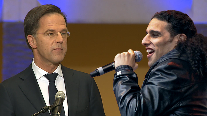 Ali B verstoort presentatie regeerakkoord met freestyle rap