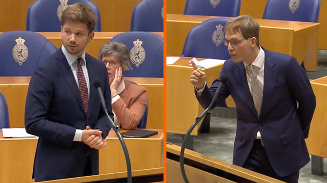 Kamervoorzitter vindt het 'heel vervelend' dat FvD-Kamerleden mitrailleurs leegschieten