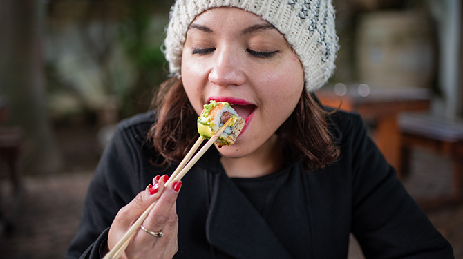 Sanne voelt zich 7 maanden na Seaspiracy kijken niet meer schuldig over sushi
