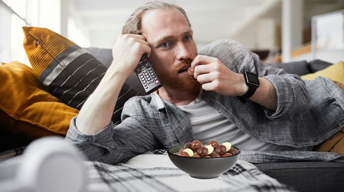Man weet na het eten van één chocoladepepernoot al wat hij het komende half uur gaat doen