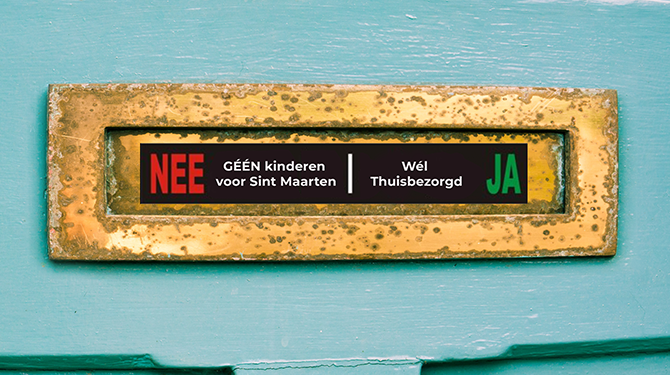 Boze buurman heeft nieuwe brievenbussticker
