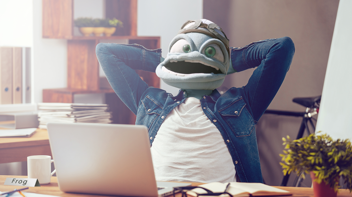Crazy Frog na 10 jaar in rehab terug als Frog