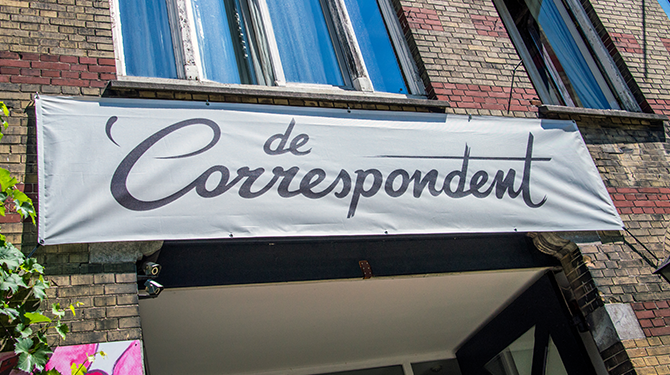 Net echt: Correspondent plaatst met geavanceerde software kort artikel