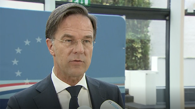 Rutte verhuist naar Brussel