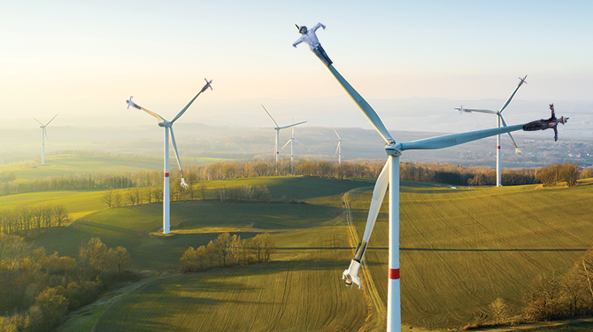 Windmolens krijgen vogelverschrikkers aan de wieken