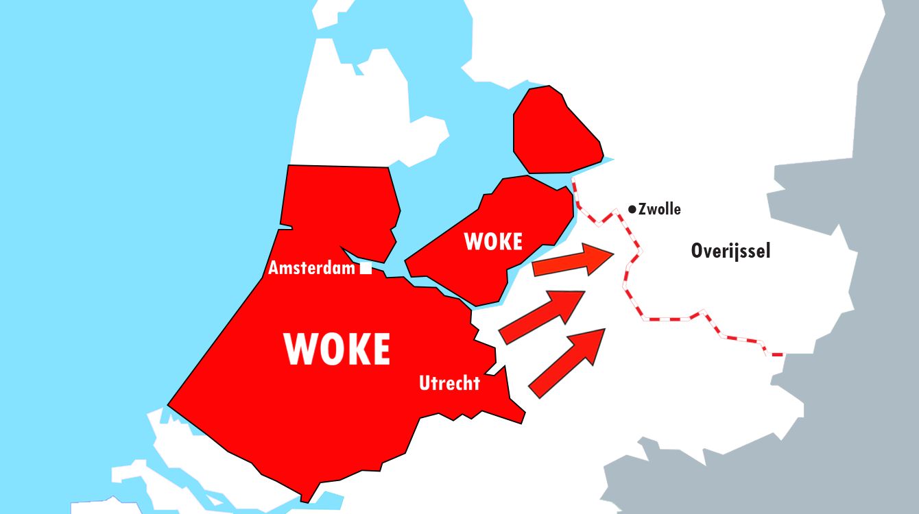 Woke-leger rukt op richting Overijssel