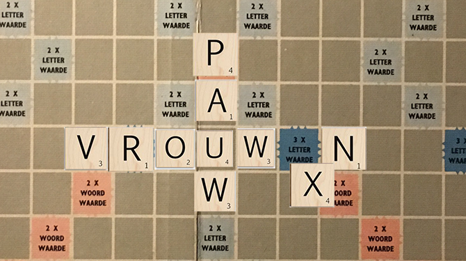 Tegenspeler Scrabble vindt het ‘zeer problematisch’ dat je het woord ‘vrouwxn’ niet erkent