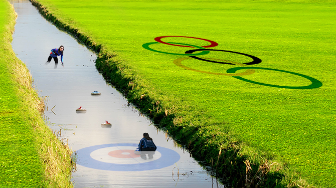 Olympisch zomercurlingtoernooi loopt vertraging op