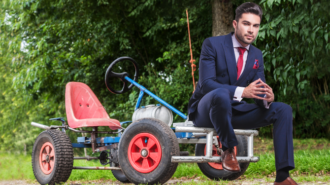 Davey (28) kreeg een skelter van de zaak