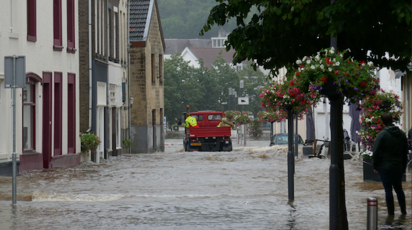 Waterpeil Limburg weer gezakt: kabinet heft alle dijken op