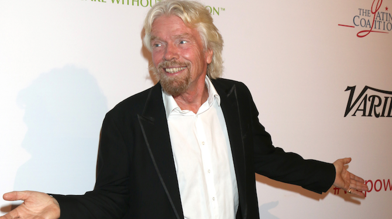 Richard Branson vanuit de ruimte: belastingen zijn hier nog lager