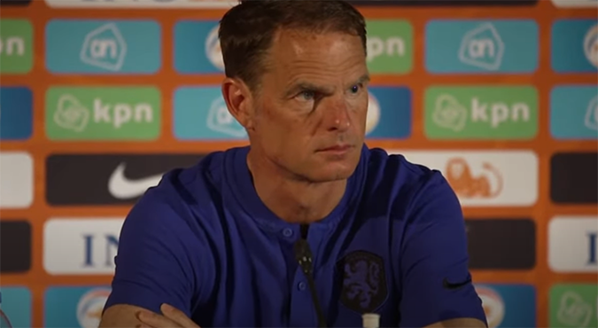 Frank de Boer: 'Winnen is leuk, maar belangrijkste is dat we een positieve indruk achterlaten bij de buitenlandse media'