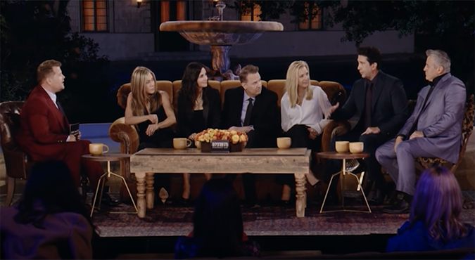 Publiek dat je hoort lachen bij reünie-uitzending Friends in werkelijkheid al 17 jaar dood