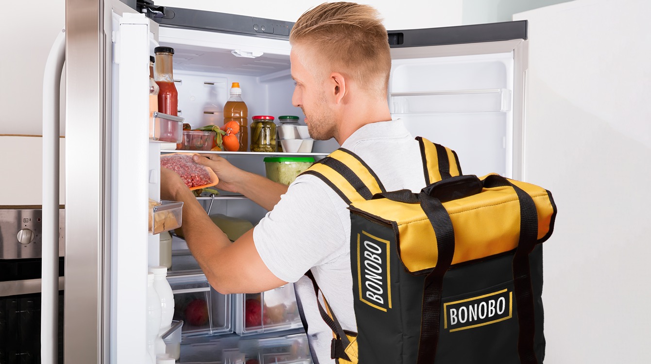 Nieuwe app Bonobo zet bezorgde boodschappen binnen tien minuten in de koelkast