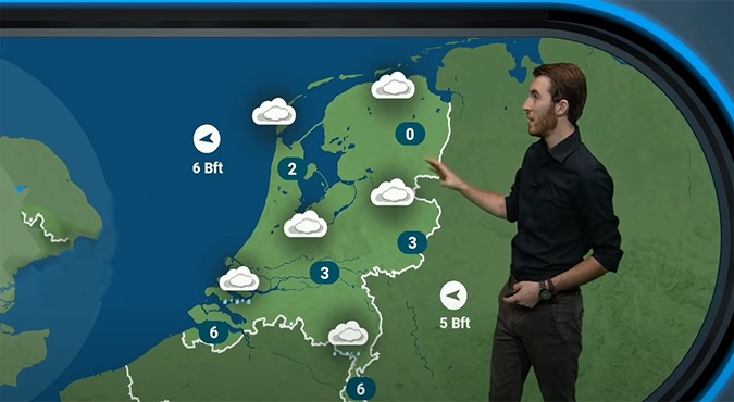 Weerman raakt gevoelige snaar met spoken word forecast performance