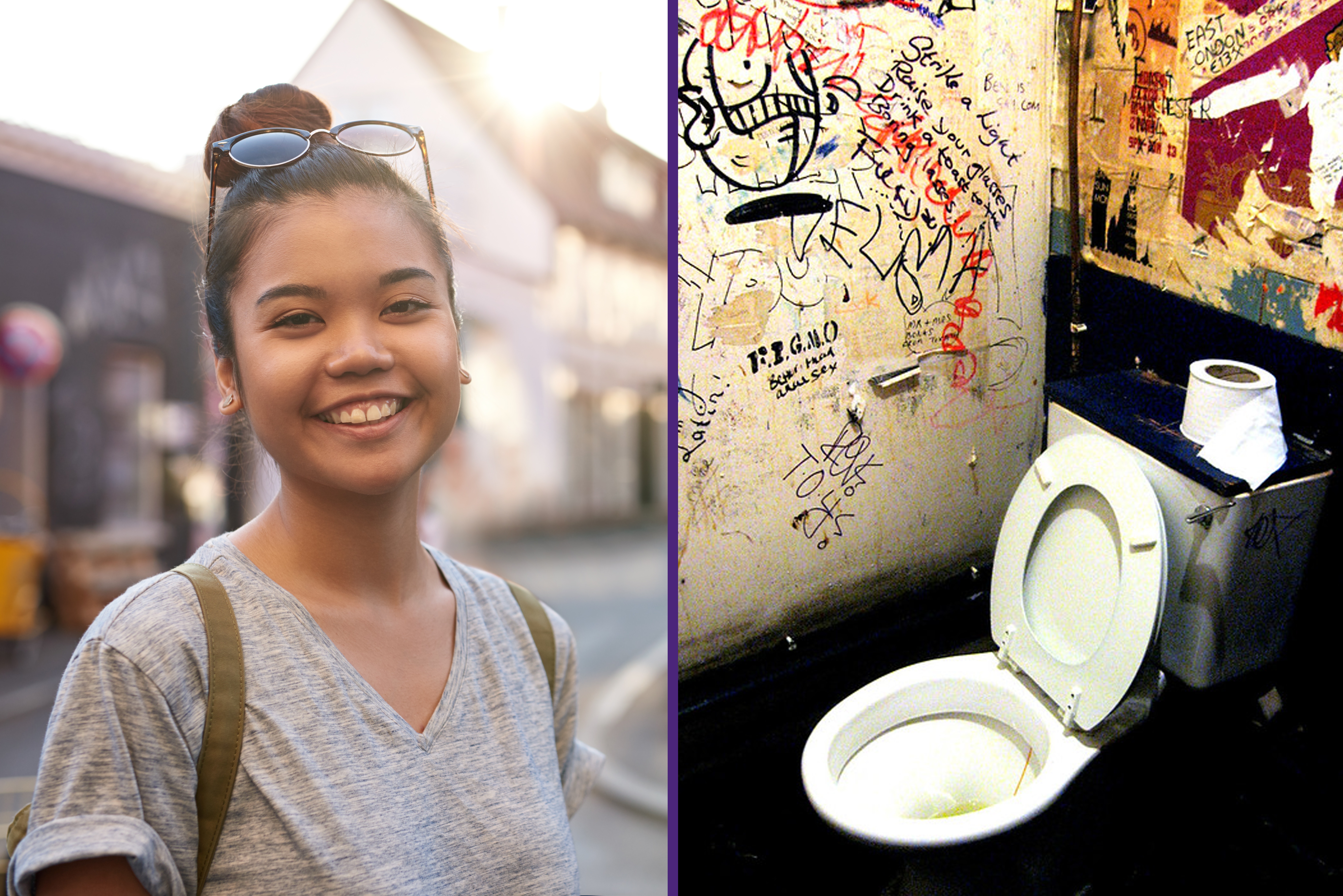 Eline kan na maandenlang plas ophouden straks eindelijk weer bij horeca pissen