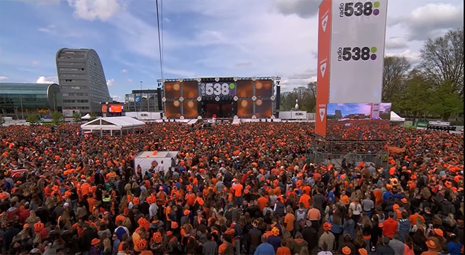 Alle bezoekers 538 Oranjedag met voorrang gevaccineerd