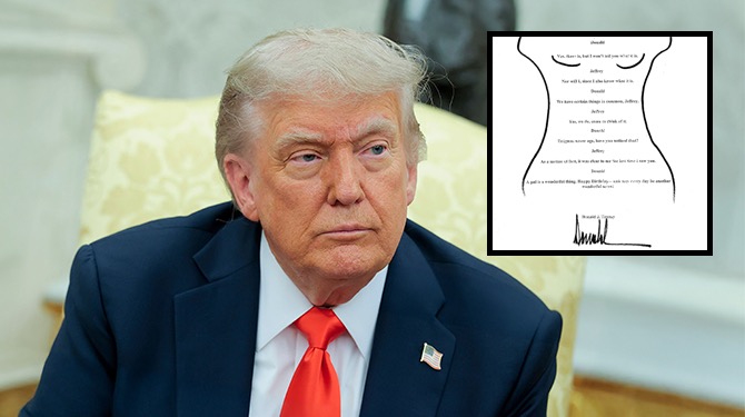 Brief met tekening van Trump aan Epstein gaat rond op social media: moet Iran zich zorgen maken?