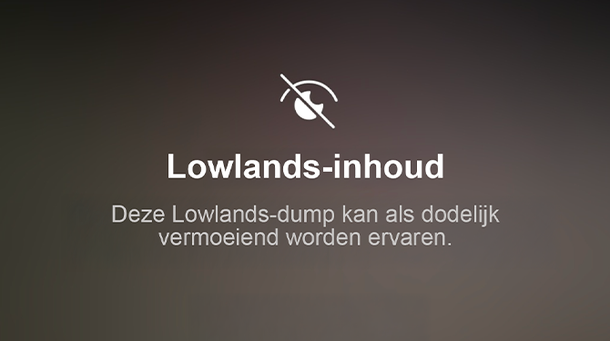 Instagram waarschuwt gebruikers na Lowlands-weekend