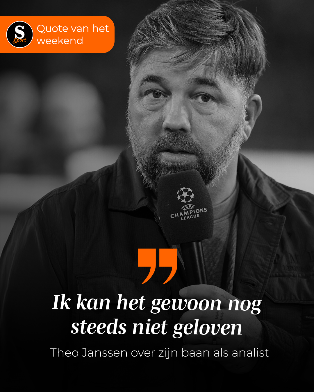 Quote van het weekend: Theo Janssen over zijn baan als analist
