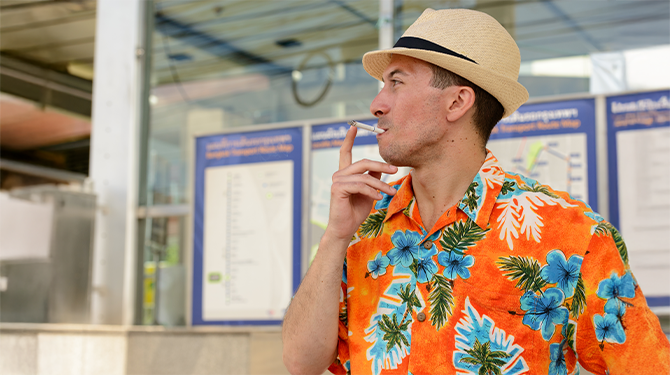 Student aan school voor Morele Ambitie is op vakantie heerlijk een weekje moreel onverschillig geweest