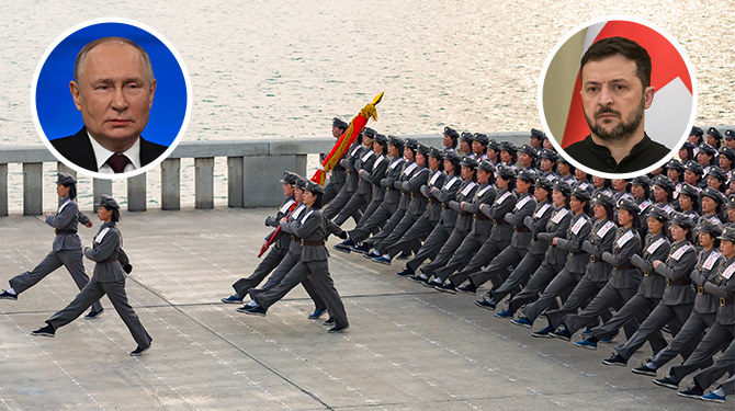 Poetin wil Zelensky alleen ontmoeten als hij 14.000 Noord-Koreanen mee mag nemen