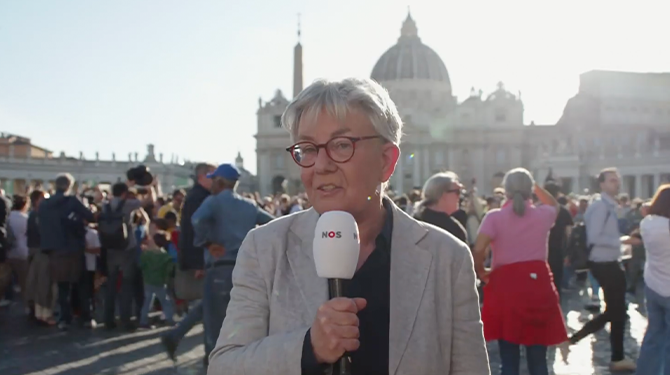 Correspondent Vaticaanstad meldt op LinkedIn dat ze komende 20 jaar weer tijd heeft voor nieuwe klussen