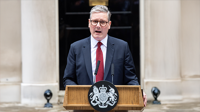 Starmer zou graag zien dat Europa zich als het ware verenigt in een soort samenwerkingsverband