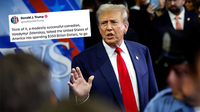 Trump ontkent in bericht op Truth Social dat hij in bubbel van desinformatie leeft