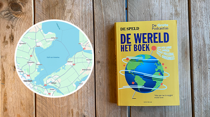 In de vijfde druk van De wereld: het boek heet het Markermeer alvast Golf van Amerika