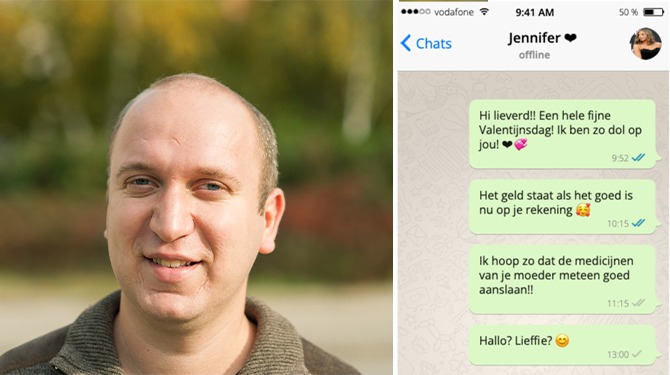 Wat doe jij met Valentijnsdag? Rob maakt 200.000 euro in crypto over aan scammer