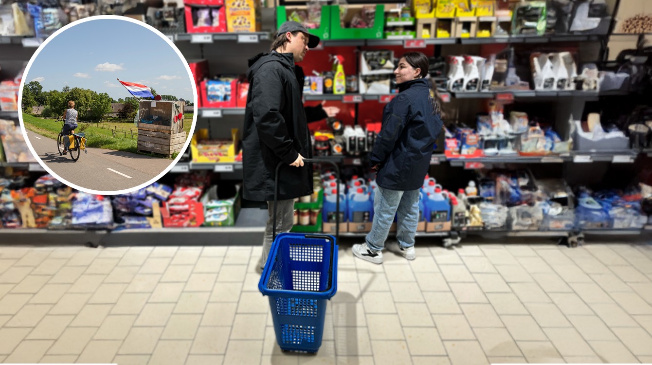 Simon vraagt aan supermarktmedewerker ‘waar het fruit ligt’ en wordt meegenomen naar de Betuwe