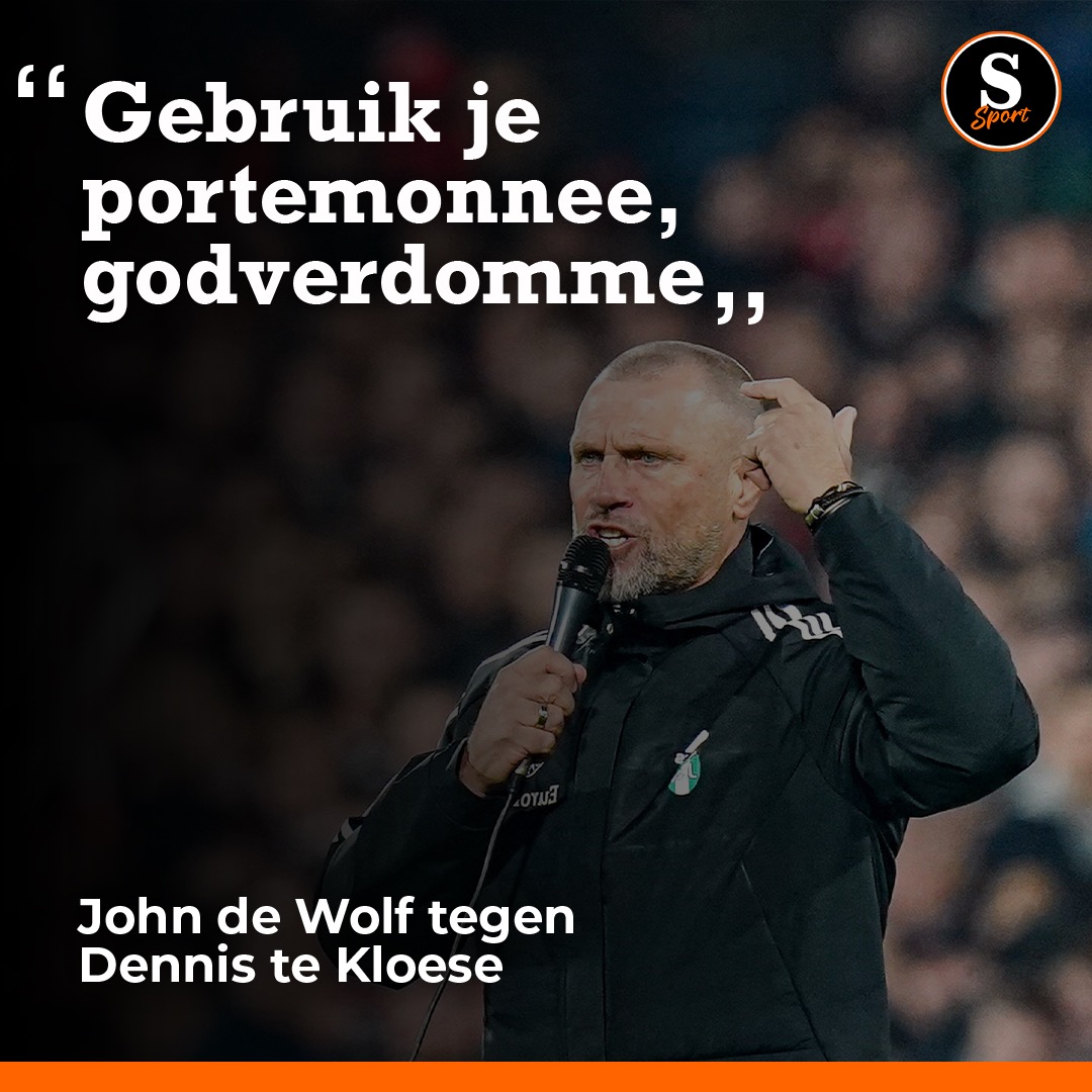Quote: John de Wolf tegen Dennis te Kloese