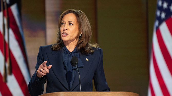Kamala Harris beweert dat ze handelsoorlog binnen 24 uur zou kunnen stoppen