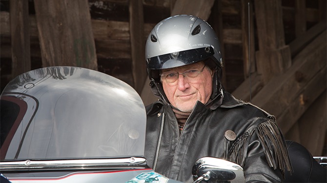 Allerkleinste motorclub van Nederland is Harry (56)