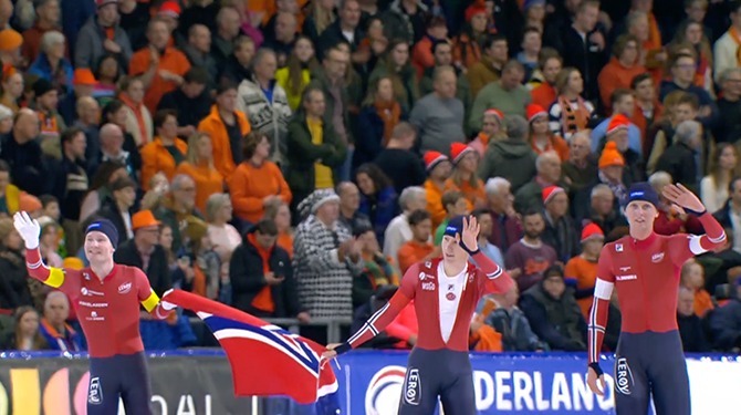 Trieste Noren dolblij na winst bij sport die alleen zij leuk vinden