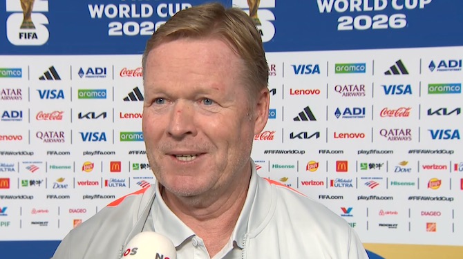 Koeman: ‘Veerman bewijst met paginagrote trap na dat hij een topkarakter heeft’